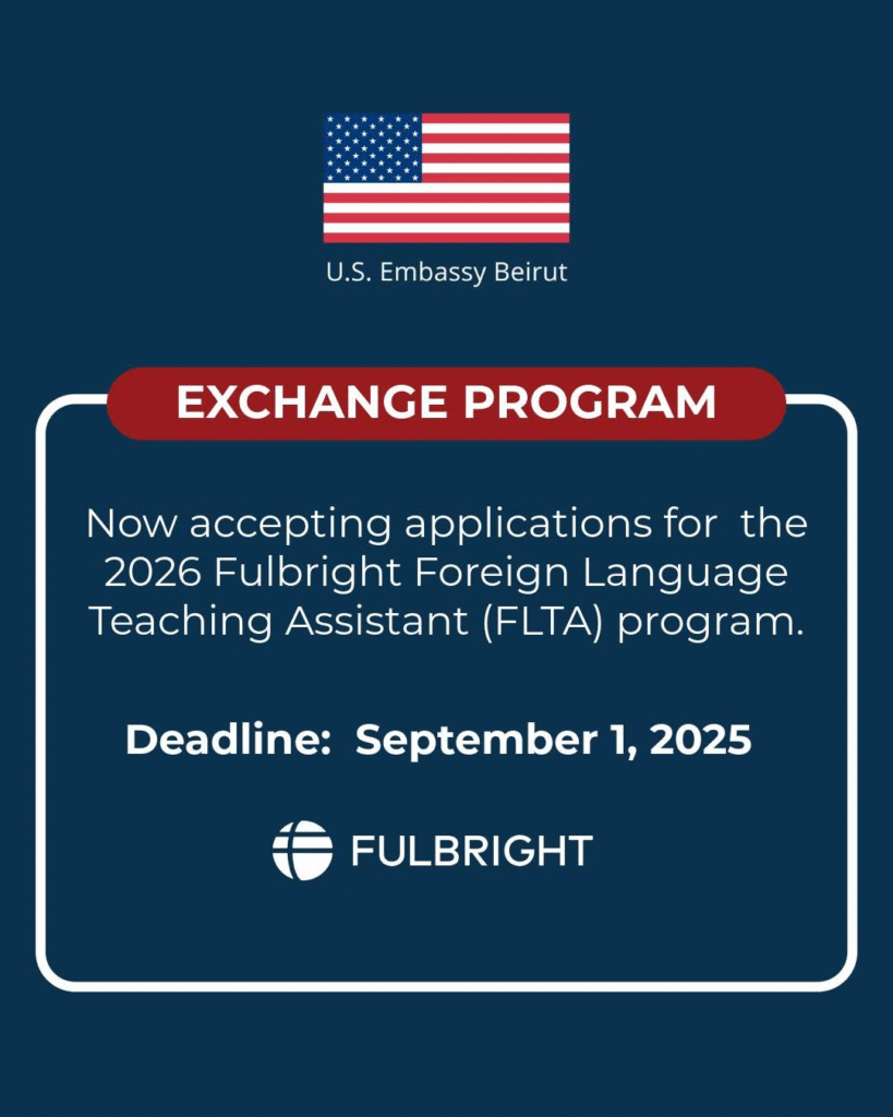 Fulbright 2026 Program for Teaching Arabic in the United States