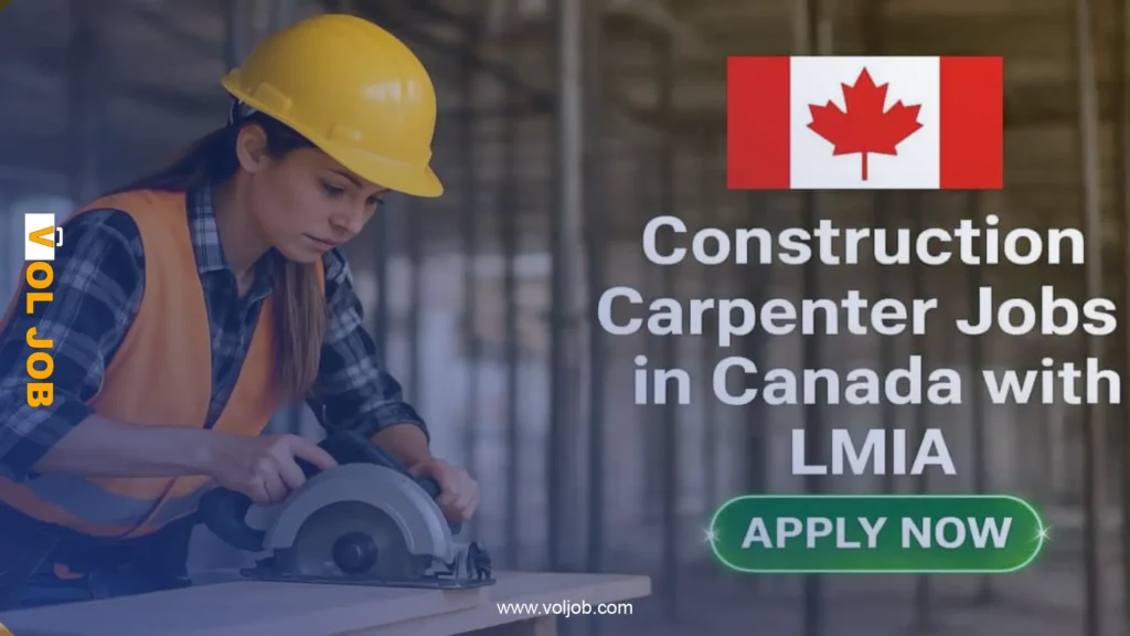 Carpenter Job Opening in Canada with LMIA - Competitive Salary and Comprehensive Benefits