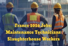 France 2026 Jobs: Maintenance Technicians & Slaughterhouse Workers