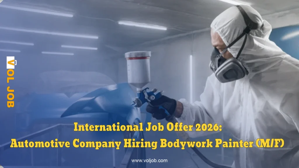 International Job Offer 2026: Automotive Company Hiring Bodywork Painter (M/F)