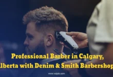 Professional Barber in Calgary, Alberta with Denim & Smith Barbershops