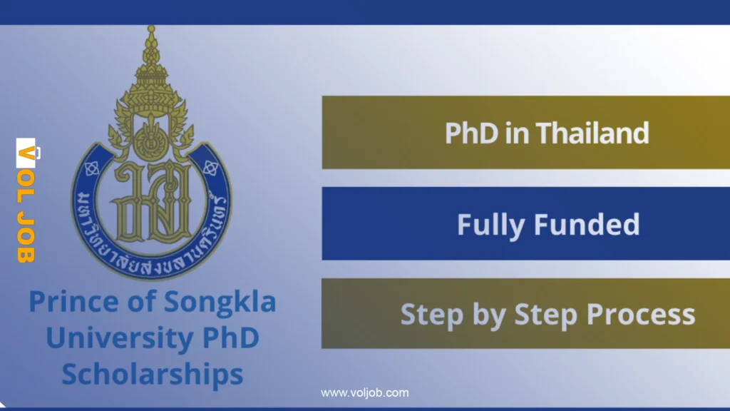Scholarships for Master’s and PhD Programs at Prince of Songkla University in Thailand for the 2026–2027