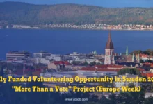 Fully Funded Volunteering Opportunity in Sweden 2026: "More Than a Vote" Project (Europe Week)