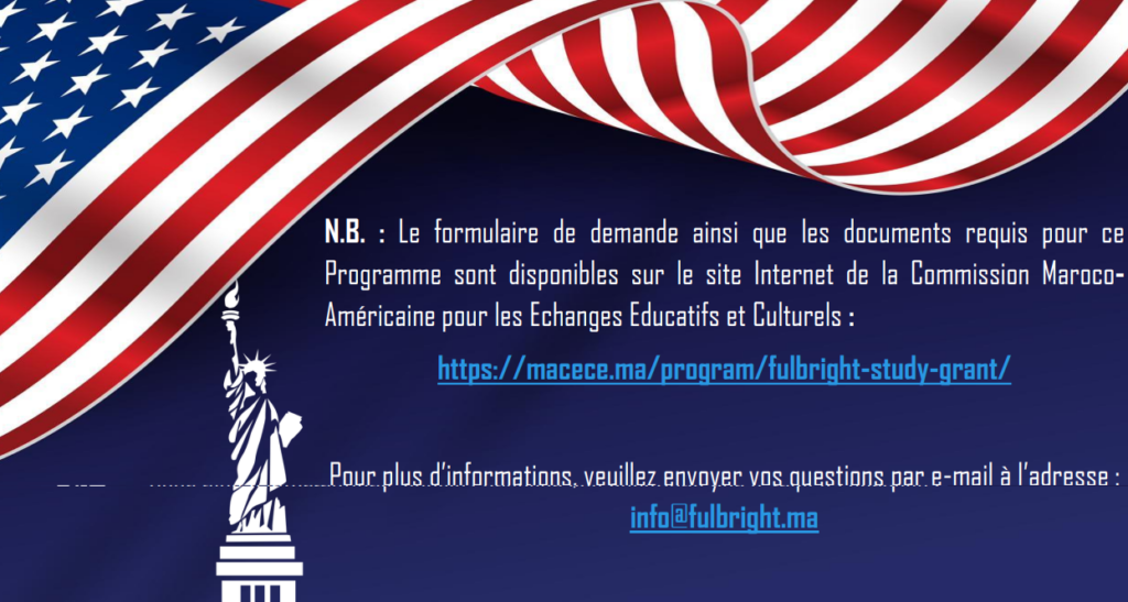 Application for the Fulbright Scholarship 2027–2028 for Moroccan Students – Requirements, Benefits, and Deadline