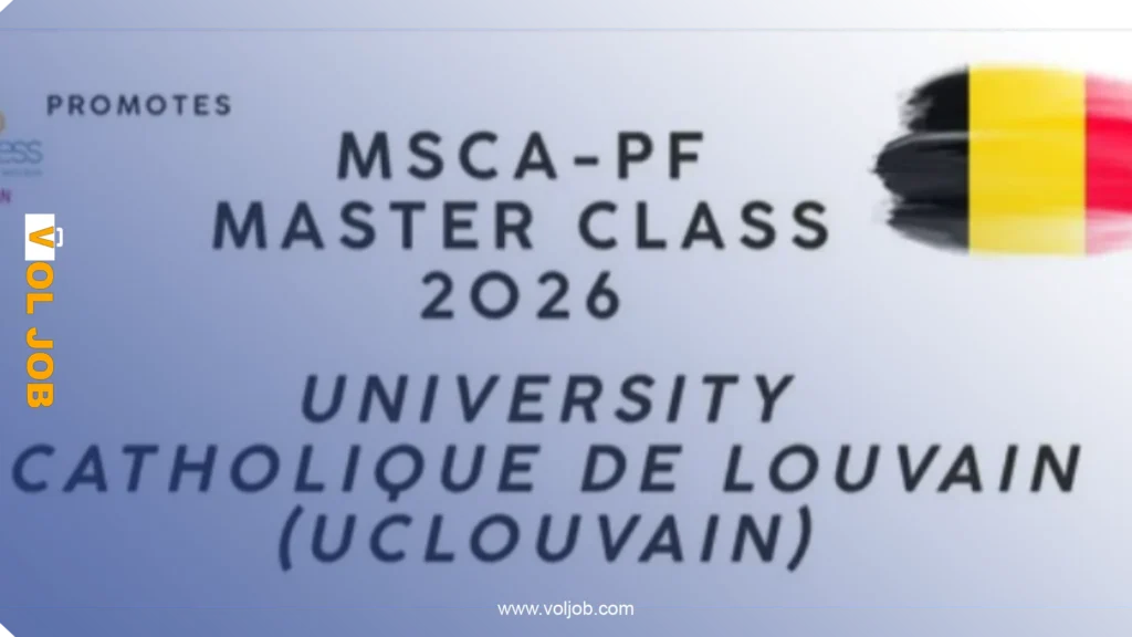 Join the UCLouvain MSCA Master Class 2026 for Postdoctoral ResearchersJoin the UCLouvain MSCA Master Class 2026 for Postdoctoral Researchers