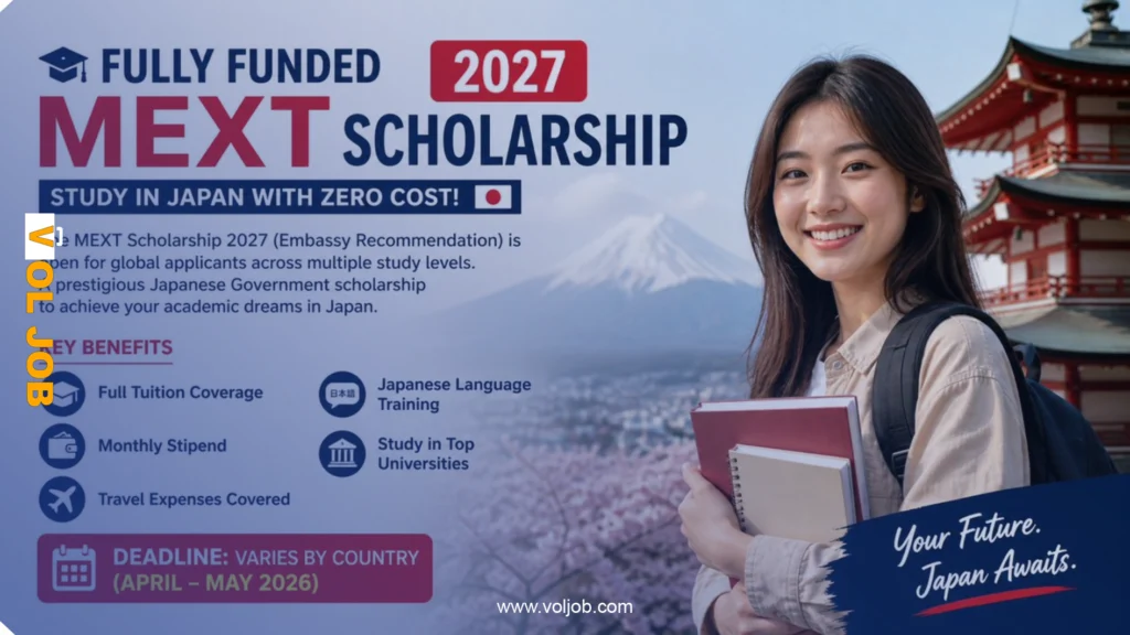 Japanese Government Scholarships 2027-2028 for Moroccan Students 