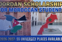 Jordan Scholarship for Moroccan Students 2026-2027 | 55 Places