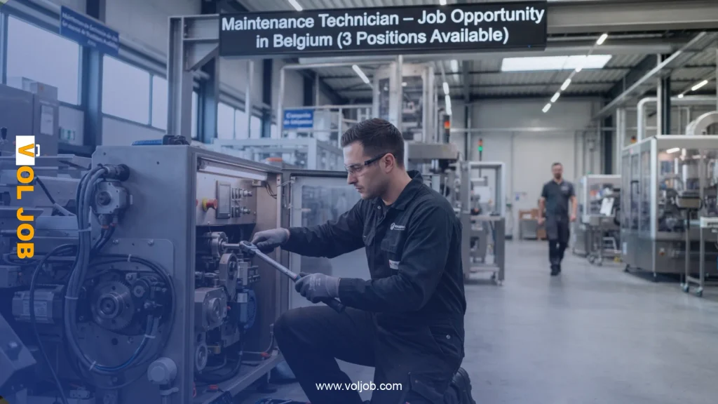 Maintenance Technician – Job Opportunity in Belgium (3 Positions Available)