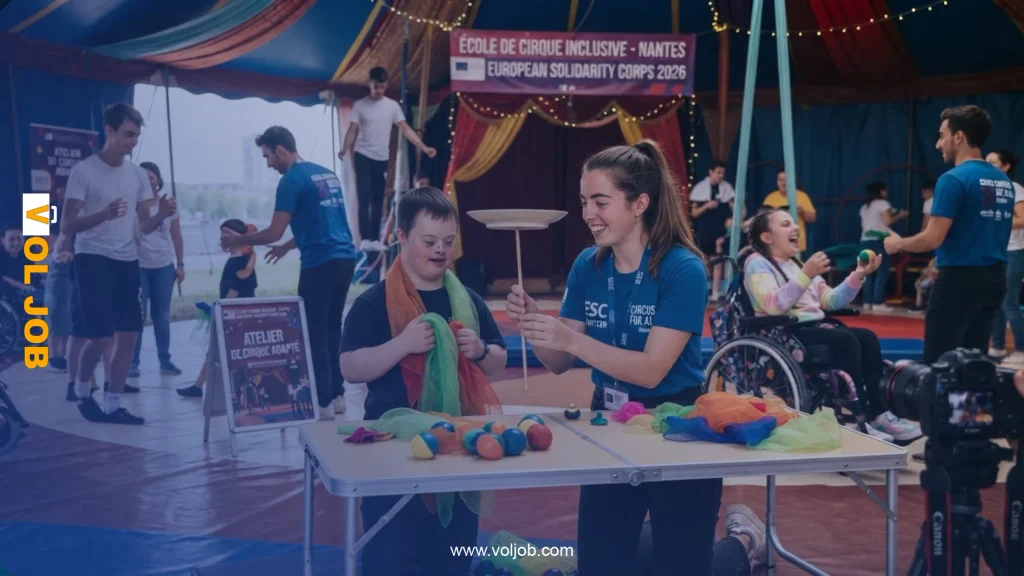 Volunteer in an Inclusive Circus School in Nantes, France | European Solidarity Corps 2026
